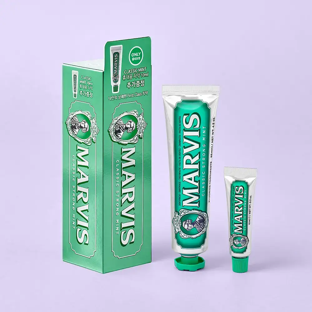 [불소 포함] 마비스 클래식민트 치약 기획 (85ml+10ml)